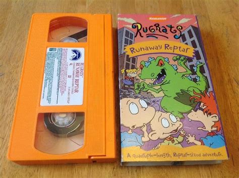 Nickelodeon Rugrats Runaway Reptar Vhs Movie Vcr Tape Rugrats Vcr Tapes Vhs Movie