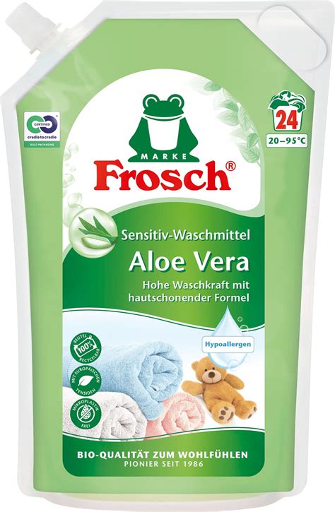 Frosch Detersivo Liquido Sensitive Aloe Vera L Ecosplendo