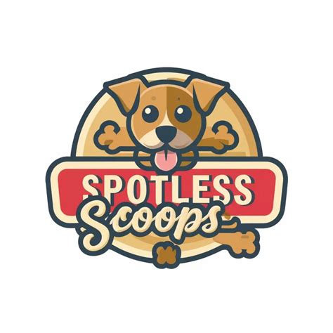 Logo Design For Spotless Scoops Clean And Playful Dog Poop Theme