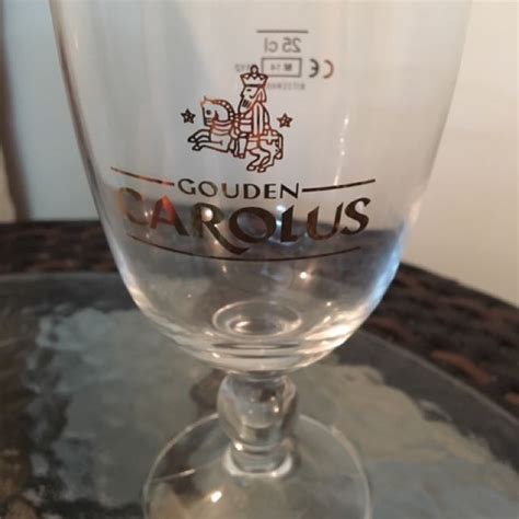 brand  rare vintage beer glass gouden carolus tv home appliances