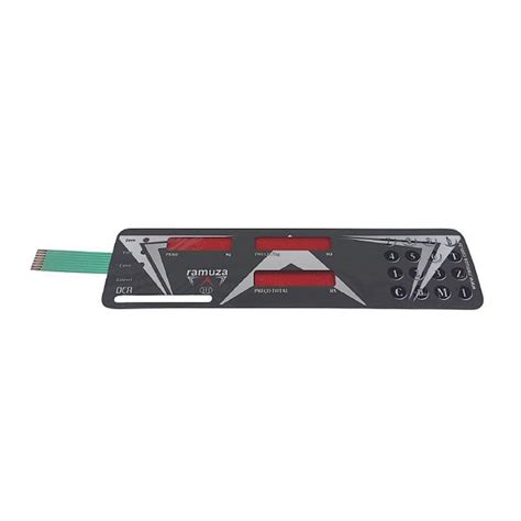 Teclado Frontal LED Balança Ramuza Modelo DCR 8vias 27cm Preto