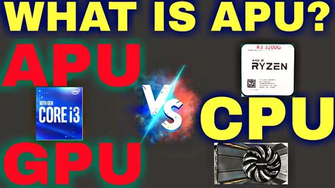 What Is Apu Apu Vs Cpu Vs Gpu Savage Tech Youtube