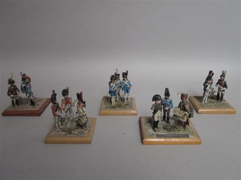 Bonhams Charles Stadden Studio Five 54mm Napoleonic Three Figure