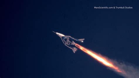 Virgin Galactic S VSS Unity Space Plane Aces Test Flight Reaching