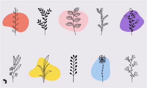 Free Hand Drawn Vector Plants Figma