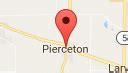 Pierceton_Indiana_map | RV and Tent Camping In Indiana