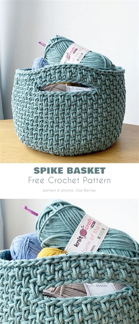 4 Scrap Yarn Basket Free Crochet Patterns Artofit