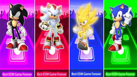 Super Shadow Sonic Amy Sonic The Hedgehog Super Sonic Tiles