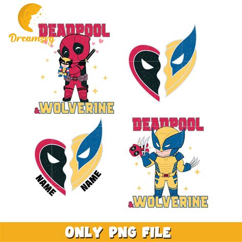 deadpool  wolverine bundle png  creative projects dreamsvg store