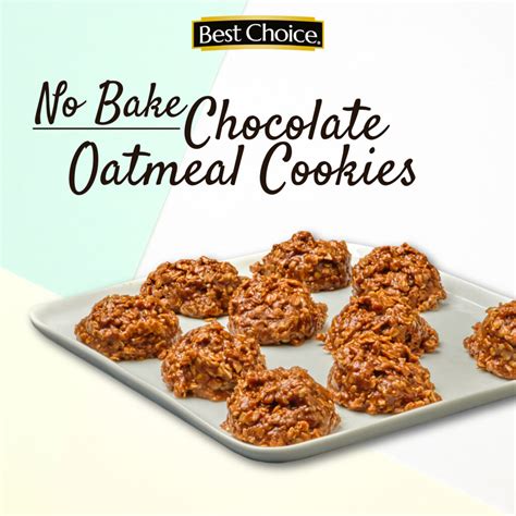 No Bake Chocolate Oatmeal Cookies Best Choice®