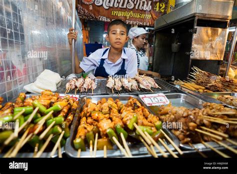 Hua Hin Night Market Thailand Stock Photo Alamy