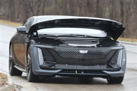 Cadillac Celestiq Prototype Breaks Down Reveals Tiny Frunk Beneath