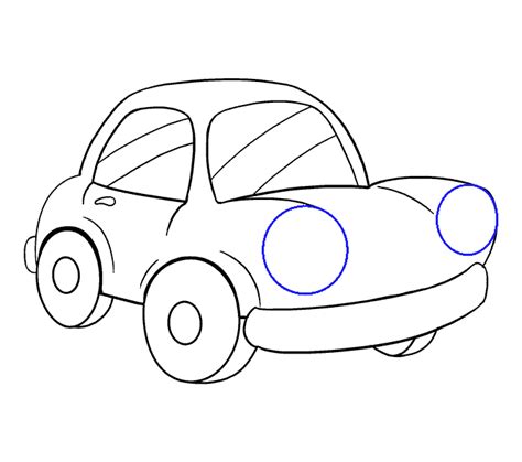 draw  car easy step  step drawing tutorial  kids