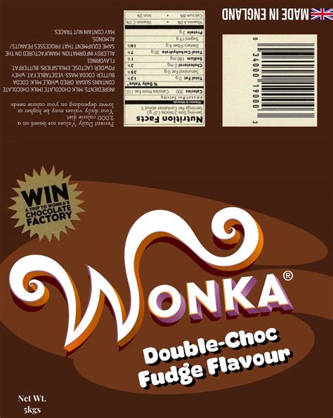 Wonka Bar Wrapper (Custom) by BraedimusSupreme95 on DeviantArt