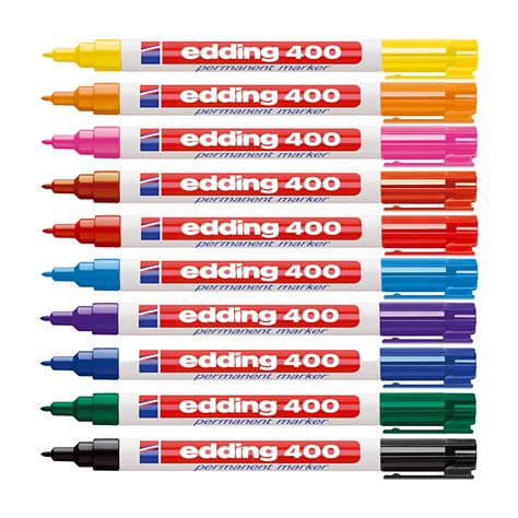 Edding marker 400 linje 1 mm Ass färger 10 st 1 frp Rito se
