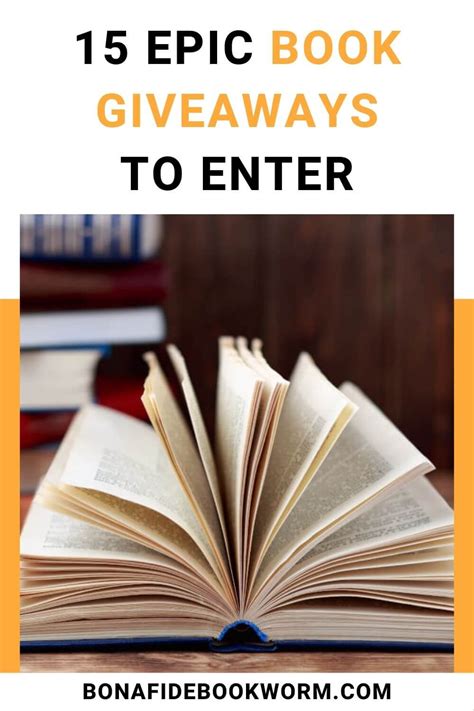 15 Best Book Giveaways To Win Free Books Bona Fide Bookworm