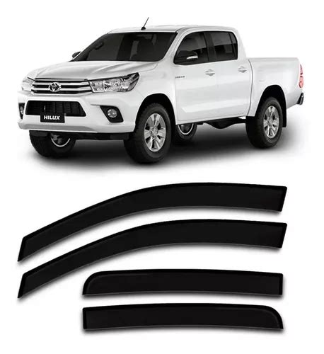 Calha Chuva Defletor Hilux Cabine Dupla Portas