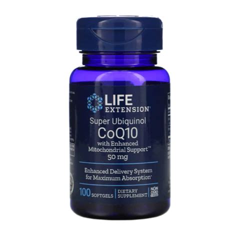 Life Extension Super Ubiquinol Coq10 With Enhanced Mitochondrial