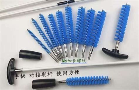 Condenser Tube Brush And Extension Rods For Cleaning Chiller Heat