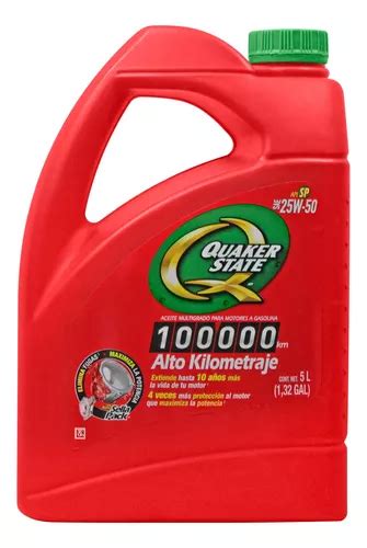 Aceite Multigrado Alto Kilometraje W Quaker L