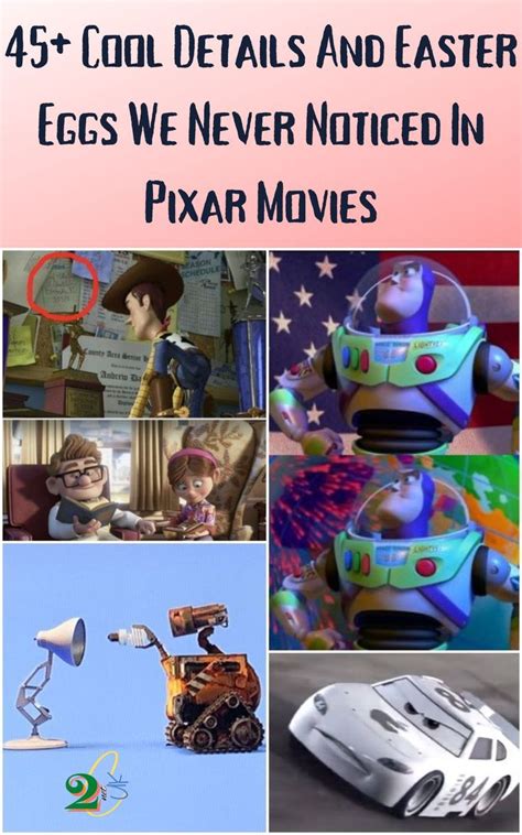 45 Cool Details And Easter Eggs We Never Noticed In Pixar Movies In 2022 Pixar Movies Pixar