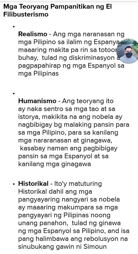 Tatlong Bahagi Ng El Filibusterismo Na Nagpapakita Ng Teoryang