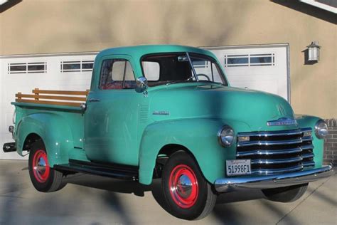 1952 Chevrolet 3100 Pickup 4 Speed For Sale On Bat Auctions Sold For