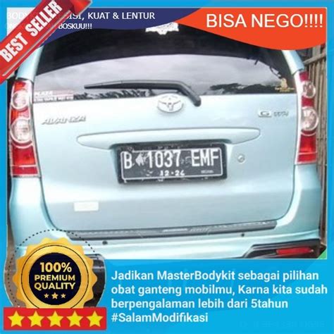 Jual BEMPER BUMPER BODYKIT TOYOTA AVANZA OLD 2008 2011 PRESISI BISA