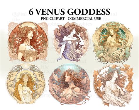 Venus Goddess Clipart Venus Png Goddess Art Venus Symbol - Etsy