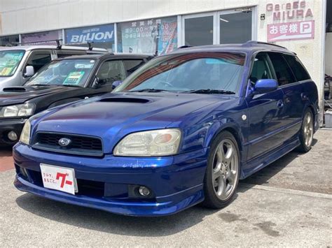 SUBARU LEGACY TOURING WAGON GT B E TUNE II 2002 DARK BLUE 197000