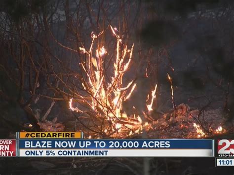 Cedar Fire Grows To 20148 Acres