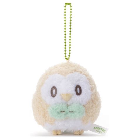 Plush Keychain Rowlet Pokémon Poképeace Meccha Japan