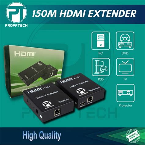 Promo Hdmi Extender 150 Meter 4k Versi 20 Via Lan Dan Eternet