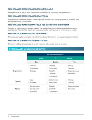 performance measures guide
