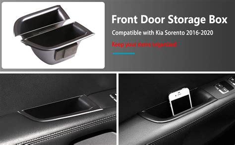 Aunginsy Car Armrest Box Storage Box Compatible With Kia Sorento 2016 2020 Center