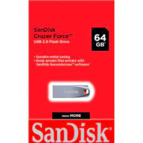 Sandisk 64gb Cruzer Force Usb 2 0 Flash Drive At Best Price In