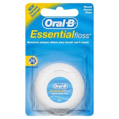 OB 13242862 ORAL B Essential Floss Waxed Mint 50m Pack Of 6 Henry