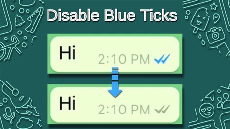 How To Disable Two Blue Tick In WhatsApp YouTube