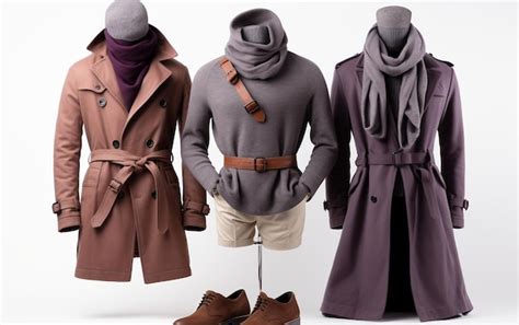 Premium Photo Urban Winter Style For Men City Chic Fashion Isolated