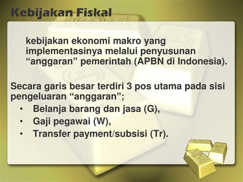 Ppt Kebijakan Fiskal Dan Moneter Powerpoint Presentation Free