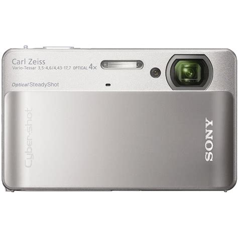 Sony Cyber Shot Dsc Tx Still Digital Camera Silver Dsctx B H