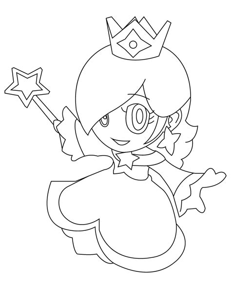 Rosalina Coloring Pages Coloring Page