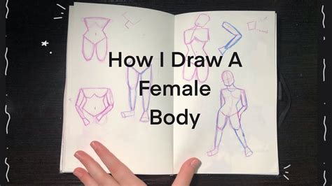 How I Draw Female Bodies Step By Step Tips Youtube