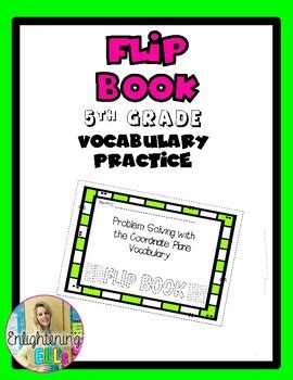 5th Grade Math, Vocabulary Flip Book- Problem Solving with the ...