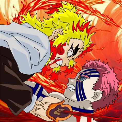 Demon Slayer - Rengoku vs Akaza | Domestika