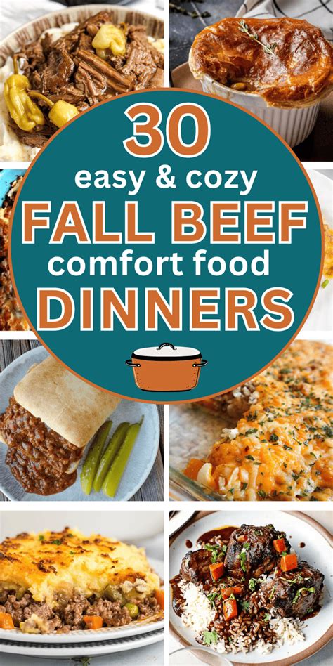 30 Cozy Beef Fall Dinner Recipes You’ll Make All Season Long Dinner With Ground Beef Comfort