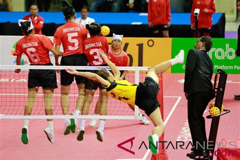 Semifinal Sepak Takraw Quadrant Putri Antara News