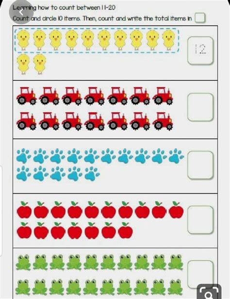 Count And Write Worksheets Countingworksheets