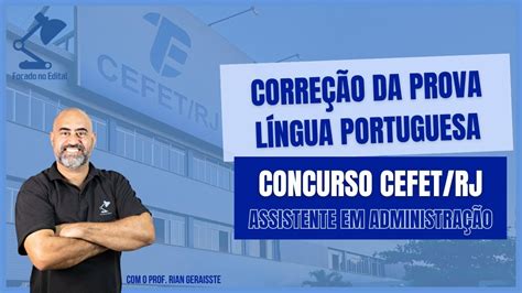 Gabarito Extraoficial Corre O Da Prova De Portugu S Concurso Cefet