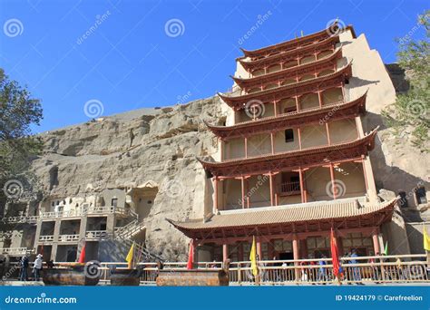 Cuevas De Dunhuang Imagen De Archivo Imagen De Pasado